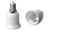 Adaptador rosca E14 a rosca E27