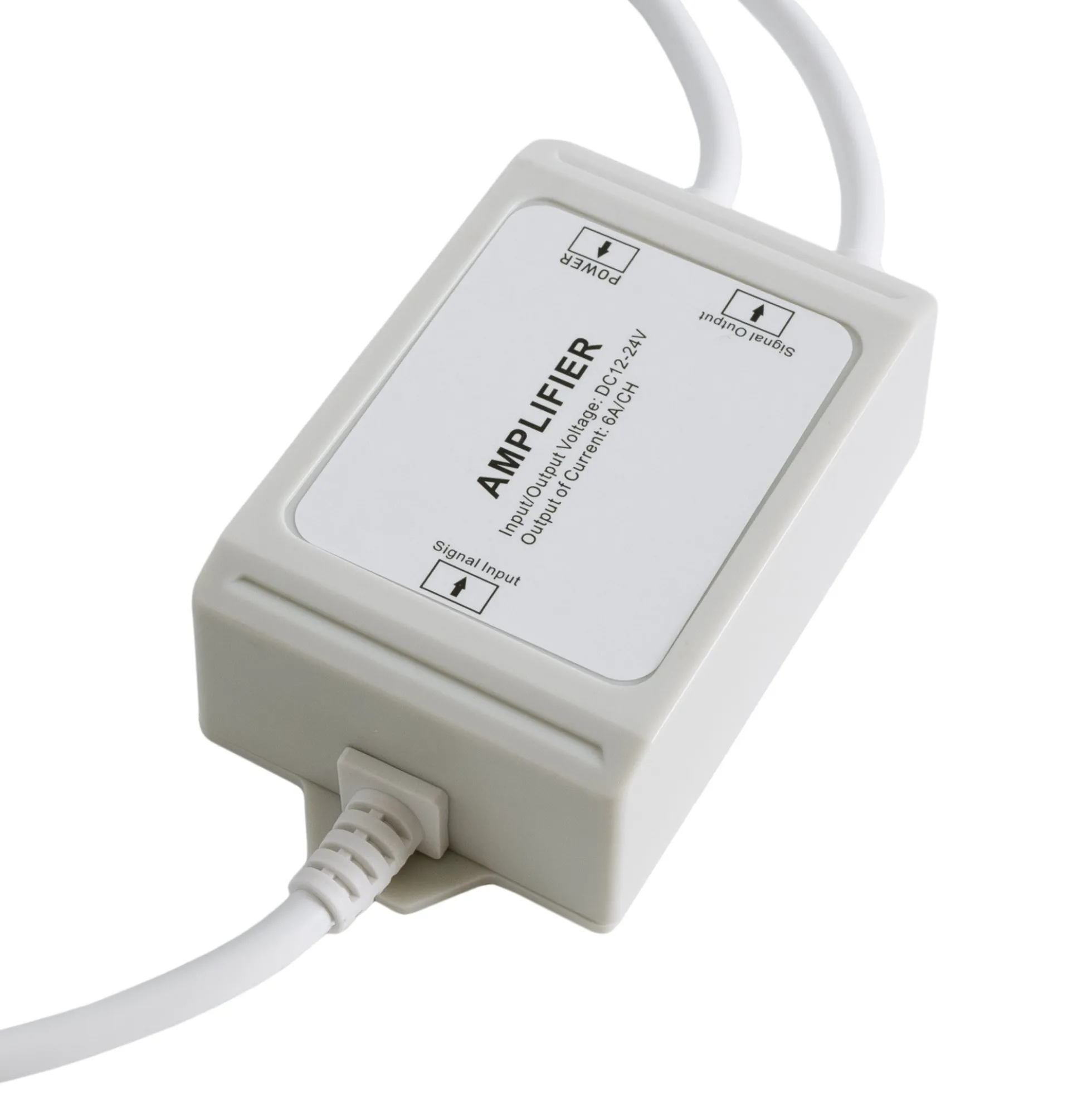Amplificador de señal / Repetidor RGBW estanco 12-24V DC - 6A/canal - IP67
