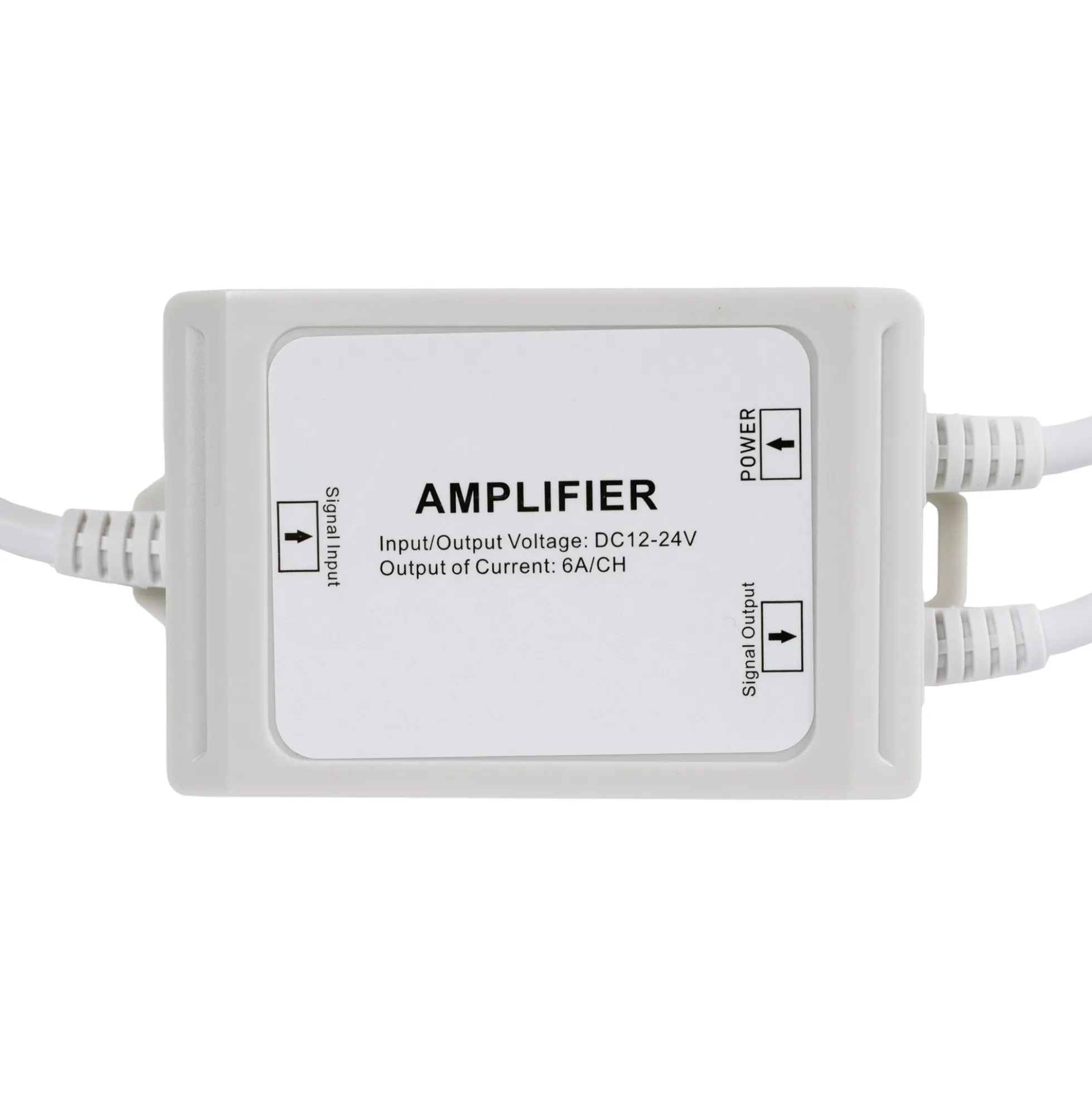 Amplificador de señal / Repetidor RGBW estanco 12-24V DC - 6A/canal - IP67