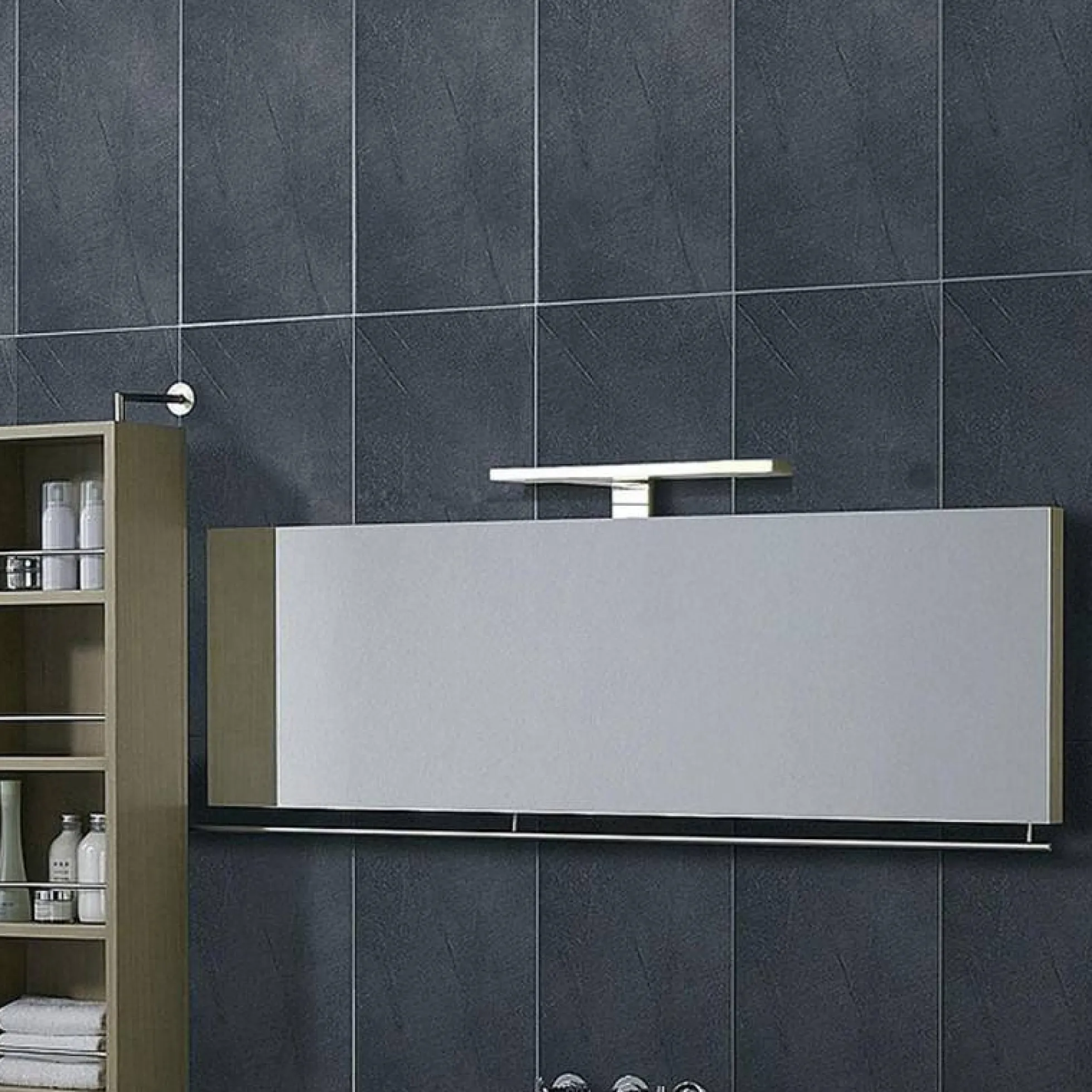 Aplique de baño para espejo 5W - Fijación espejo y mueble - 30cm