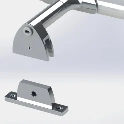 Aplique de baño tubular opal - 3 tipos de fijación - 6W - 540Lm - IP44 - 40cm