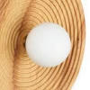 Aplique de diseño en madera "RIANNE" -  G9 - Ø28cm