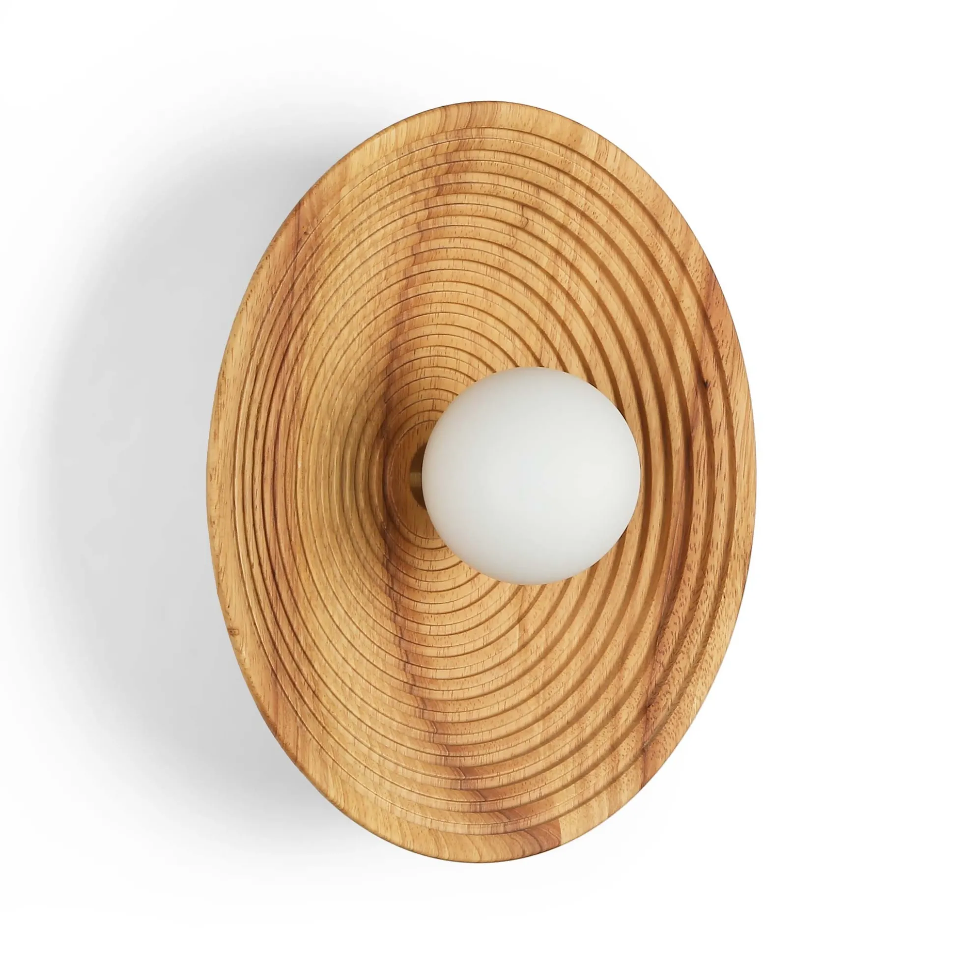 Aplique de diseño en madera "RIANNE" - G9 - Ø28cm