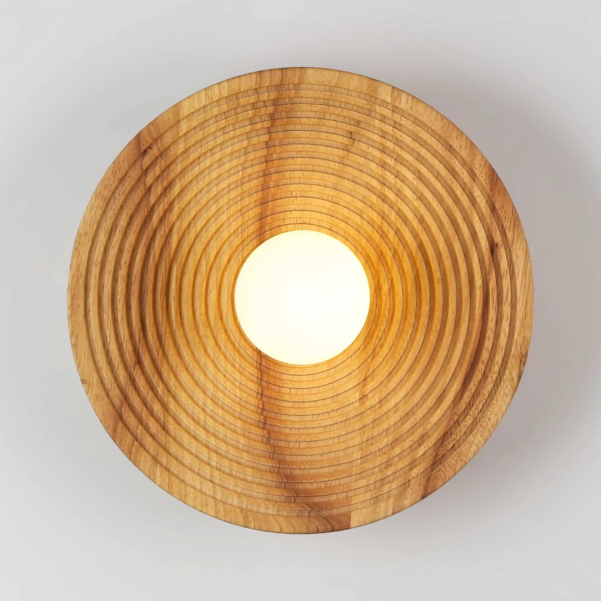 Aplique de diseño en madera "RIANNE" - G9 - Ø28cm