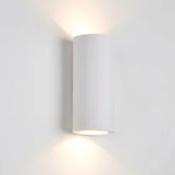Aplique de escayola o yeso de pared  "LINDA" 2xGU10