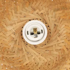 Aplique de mimbre con enchufe "Round"