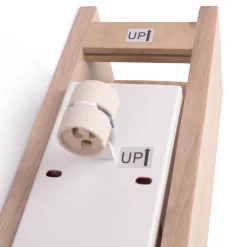 Aplique de pared bidireccional madera "Durga" - 2 x GU10 - Interior