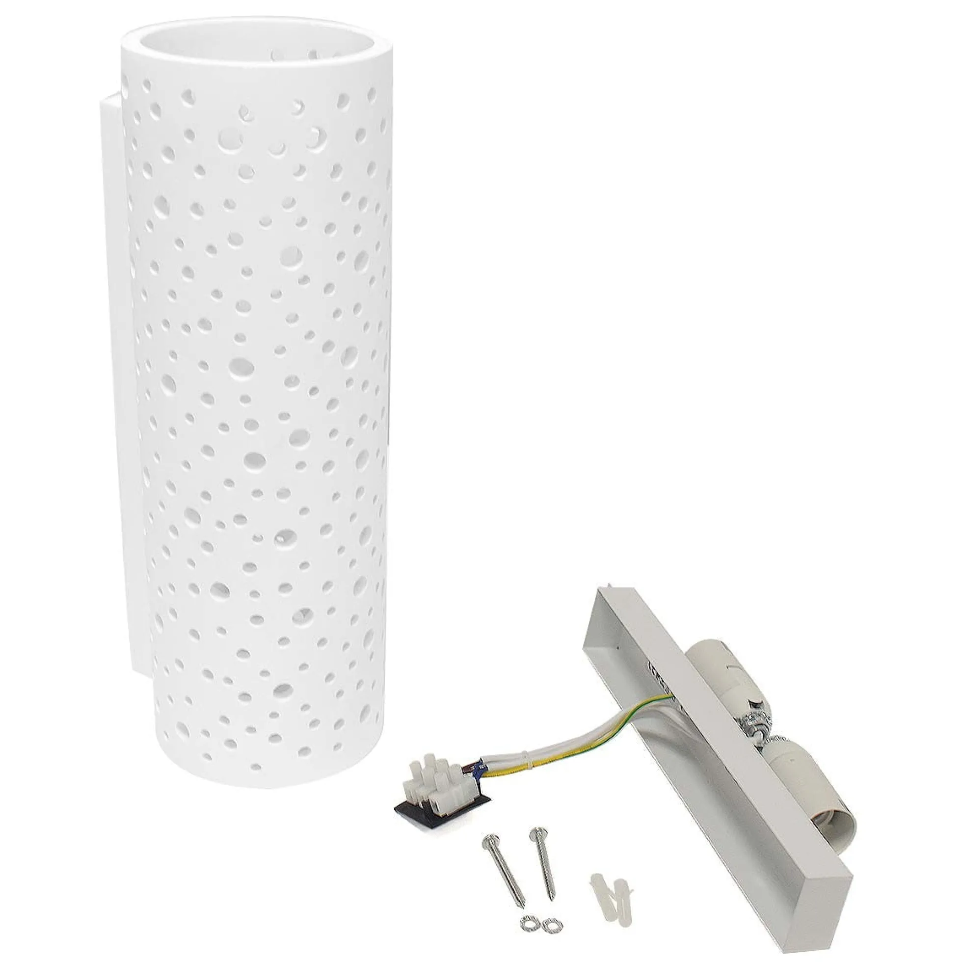 Aplique de pared bidireccional en escayola "COMB" - 2 x E14