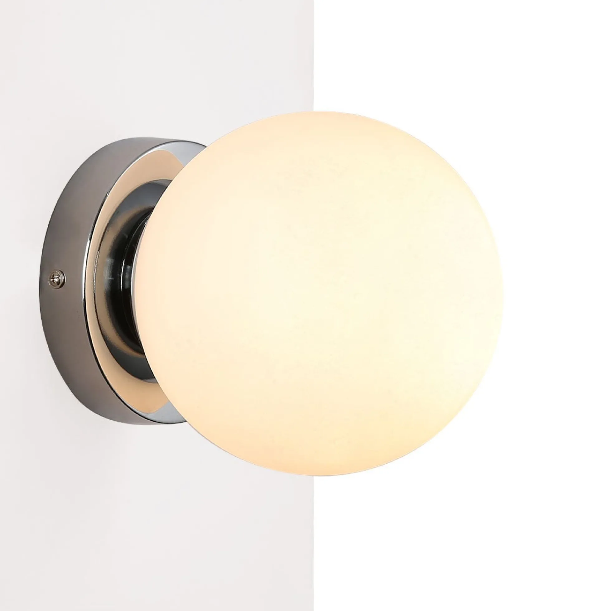 Aplique de pared bola cristal "AVA" - E27 - IP44