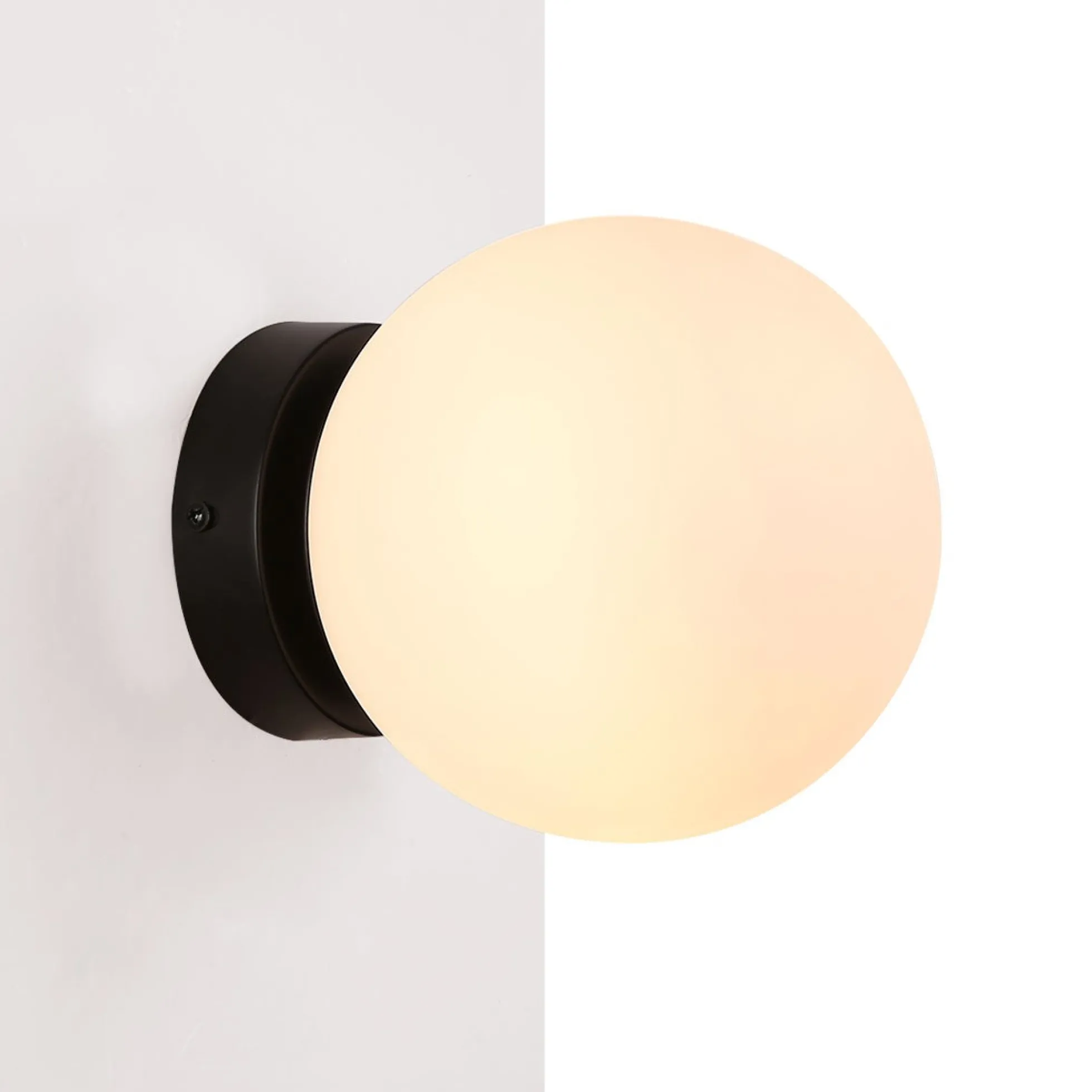 Aplique de pared bola cristal "AVA" - E27 - IP44
