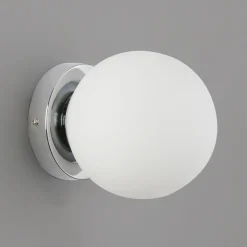 Aplique de pared bola cristal