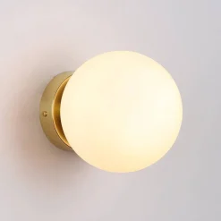 Aplique de pared bola cristal "Rober"