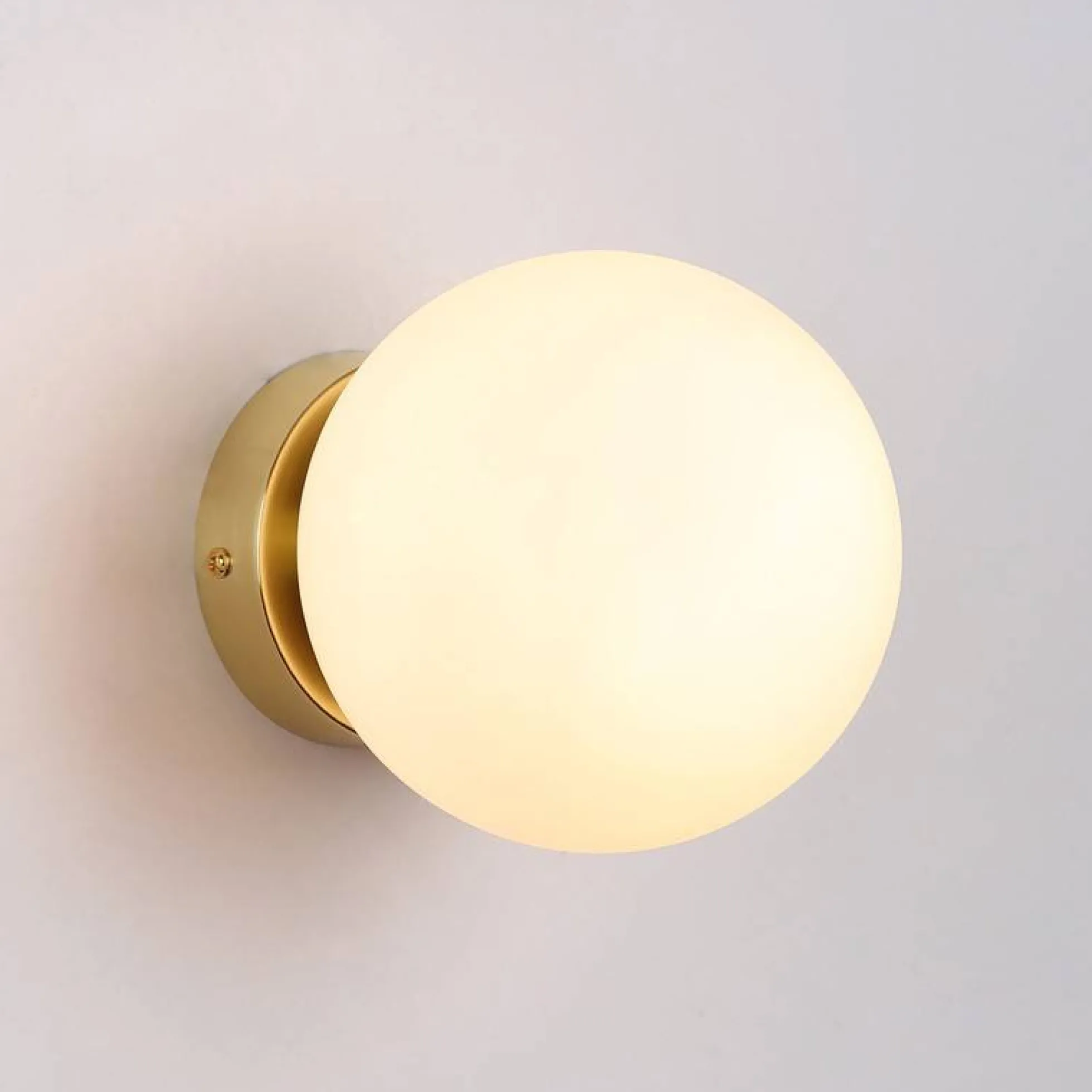 Aplique de pared bola cristal "Rober"