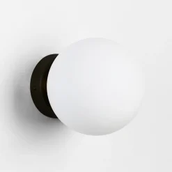 Aplique de pared bola cristal