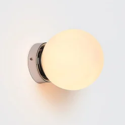 Aplique de pared bola cristal