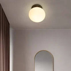 Aplique de pared bola cristal