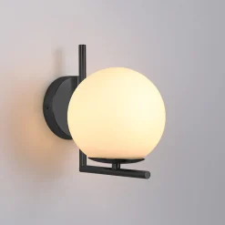 Aplique de pared bola cristal