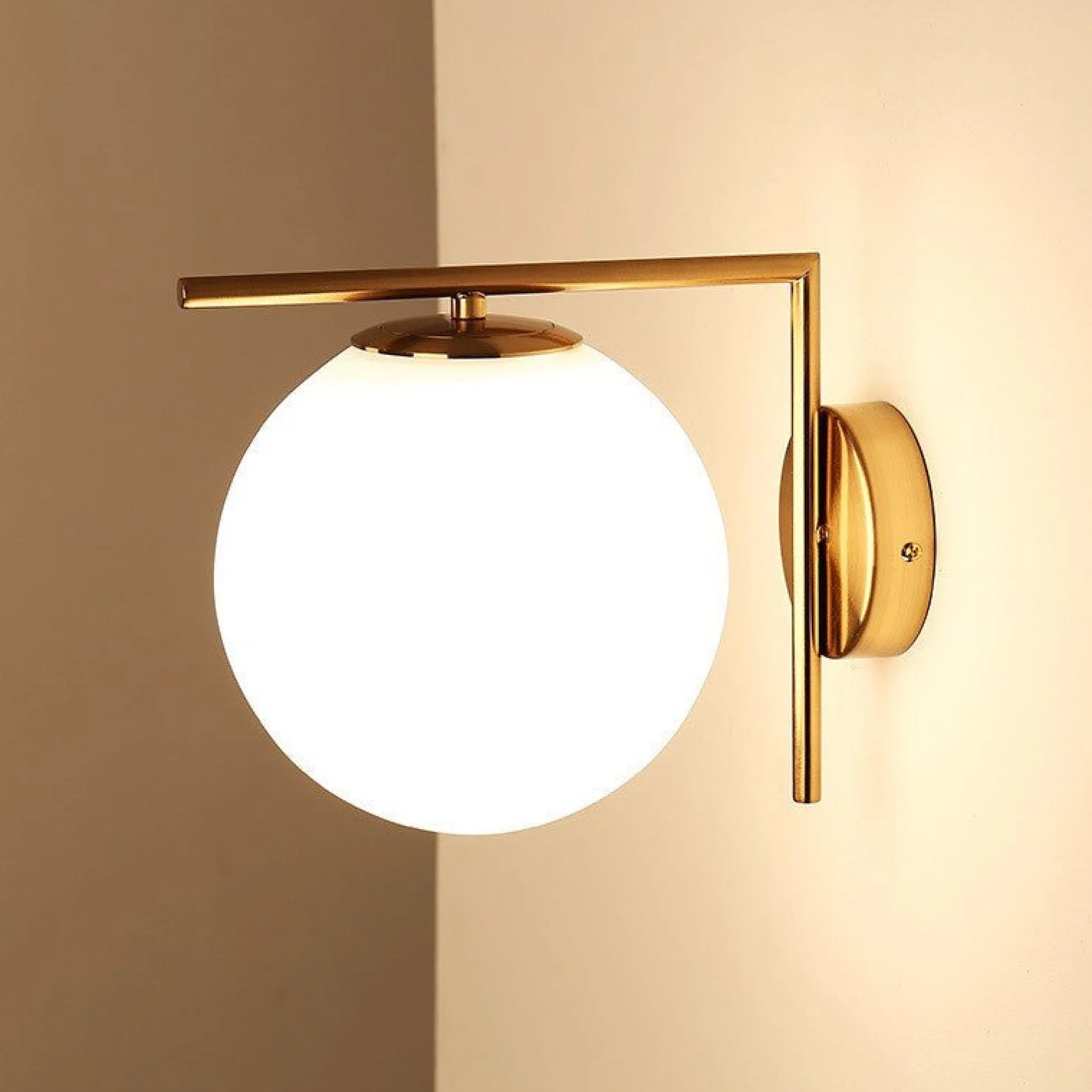 Aplique de pared bola cristal "Margaret"