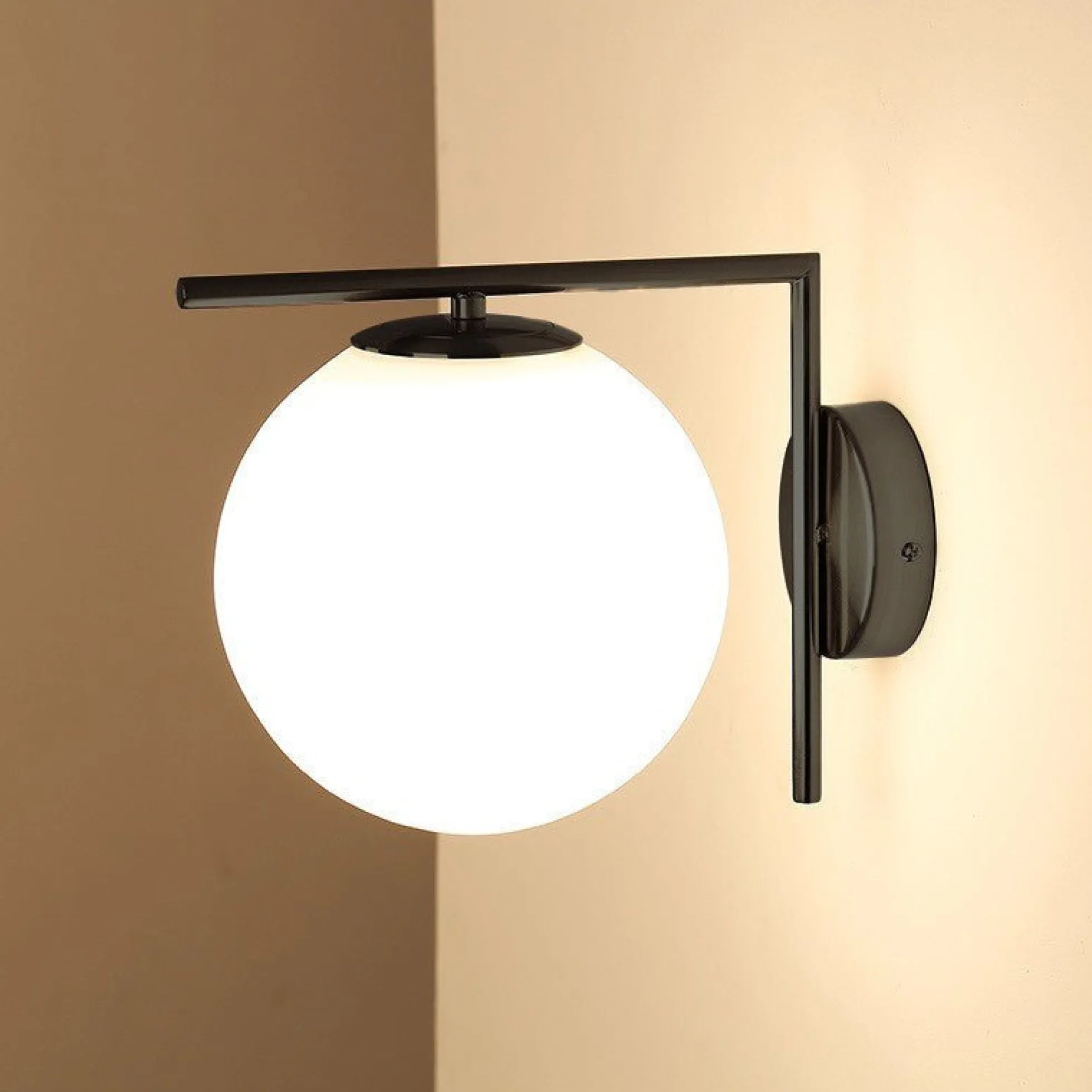 Aplique de pared bola cristal "Margaret"