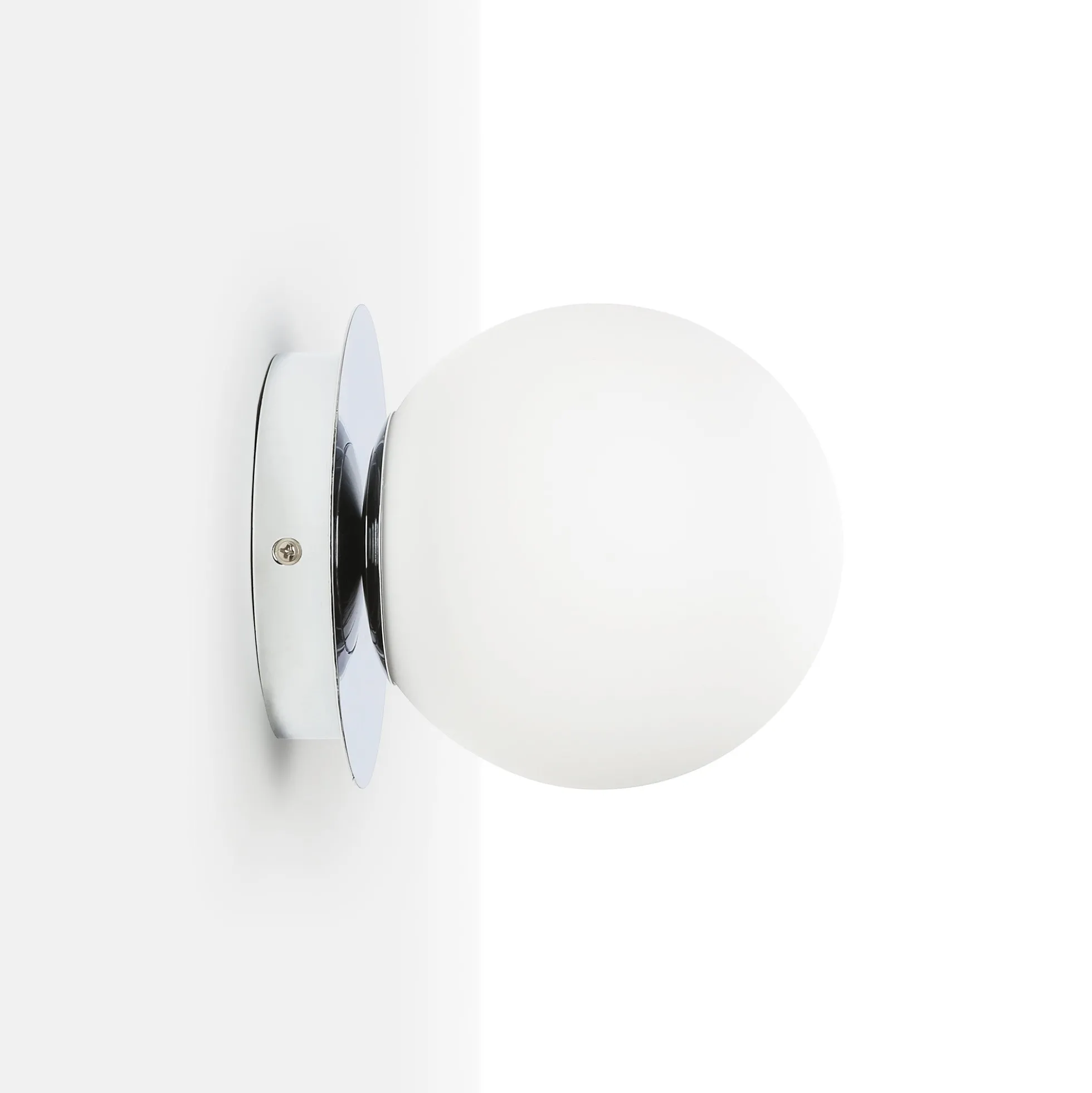 Aplique de pared bola cristal "ARCE" - E27 - Ø 15cm