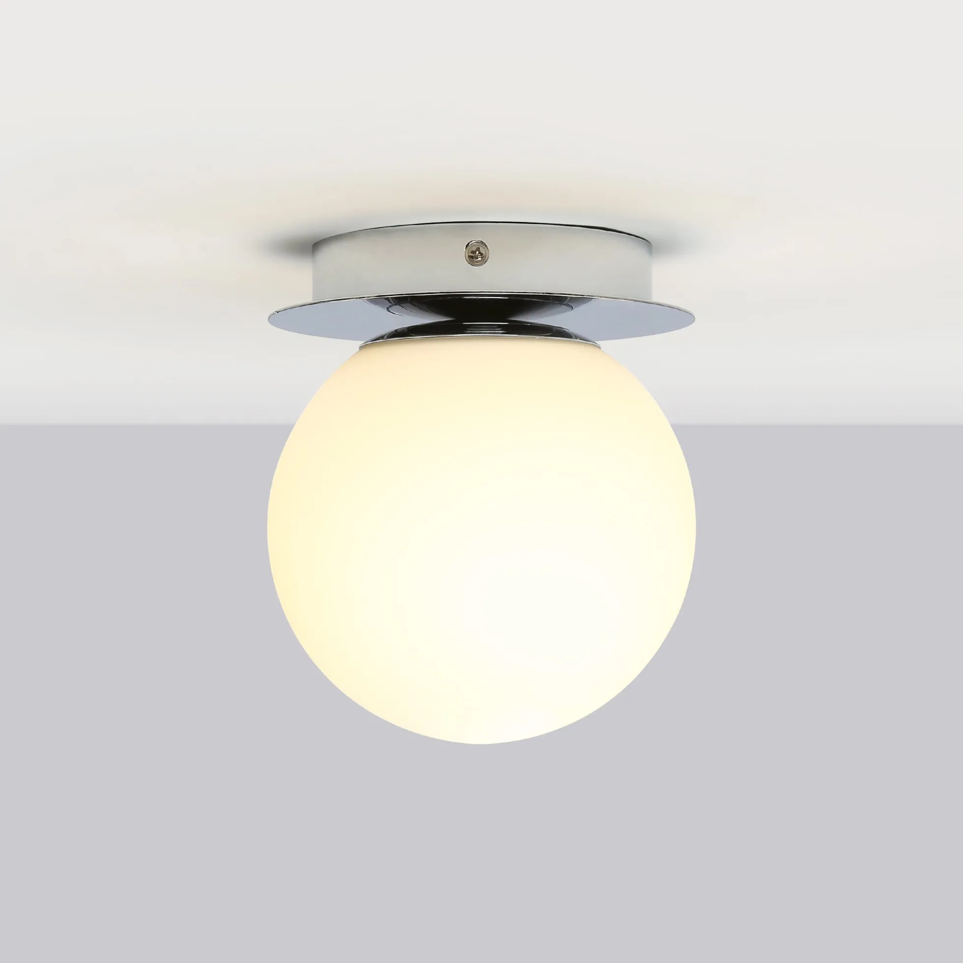 Aplique de pared bola cristal "ARCE" - E27 - Ø 15cm
