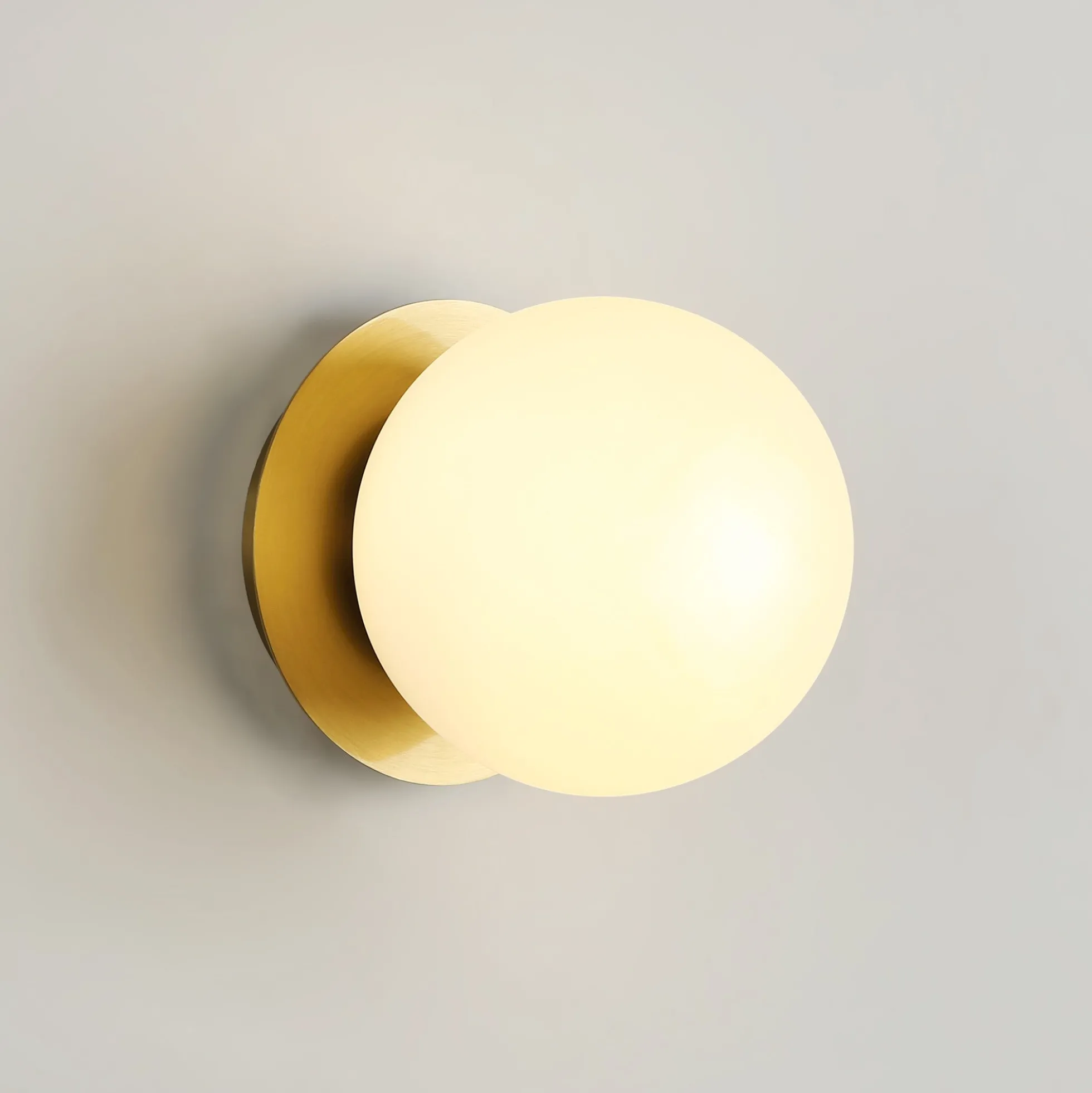 Aplique de pared bola cristal "ARCE" - E27 - Ø 15cm