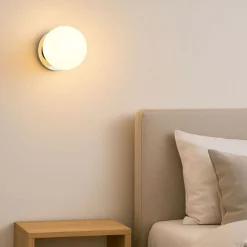 Aplique de pared bola cristal