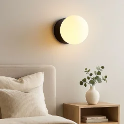 Aplique de pared bola cristal