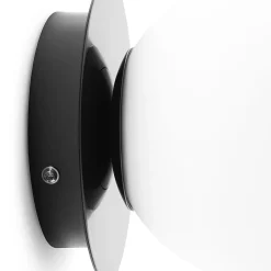 Aplique de pared bola cristal