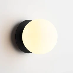 Aplique de pared bola cristal