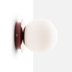 Aplique de pared bola cristal