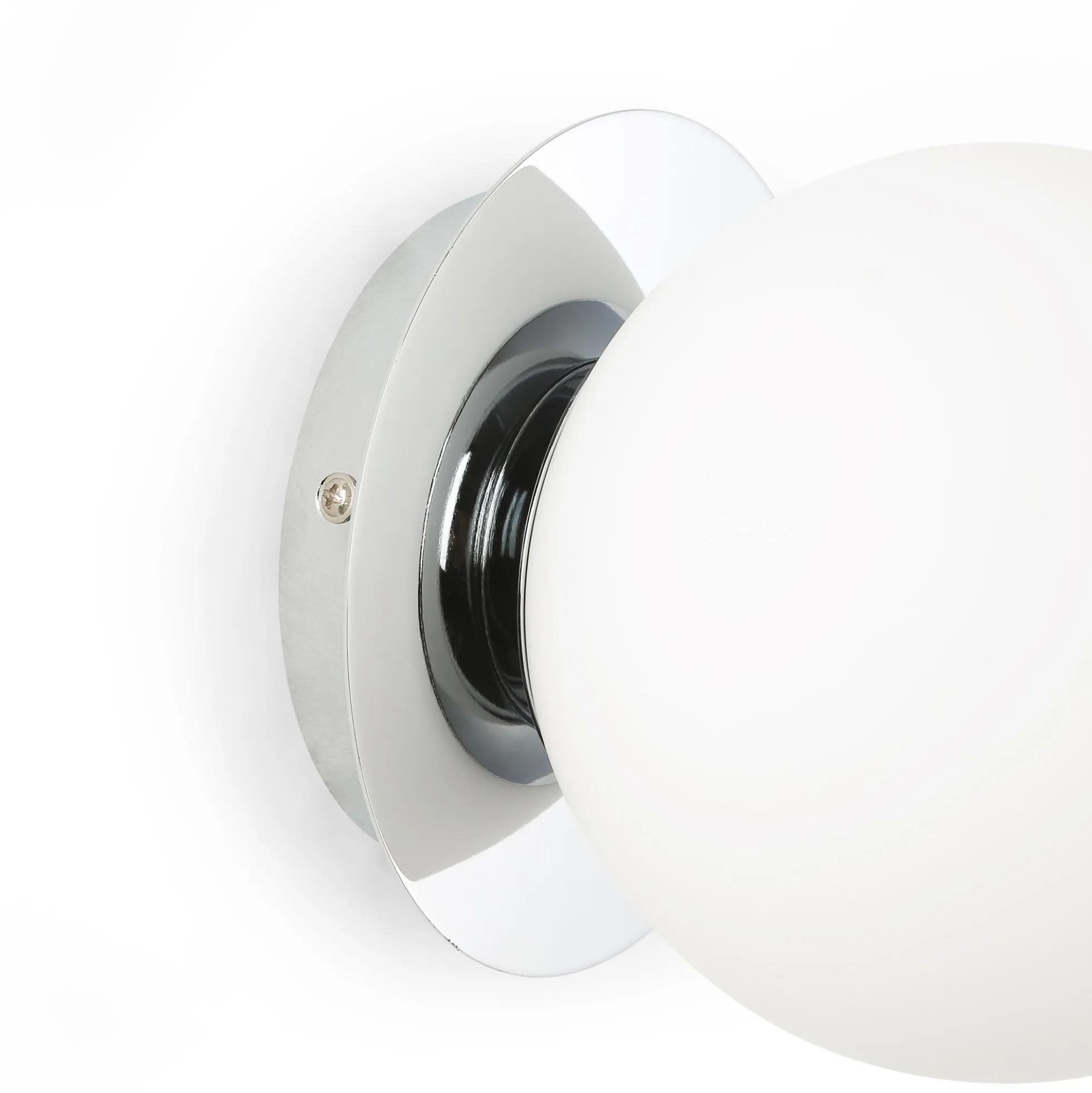 Aplique de pared bola cristal "ARCE" - E27 - Ø 15cm
