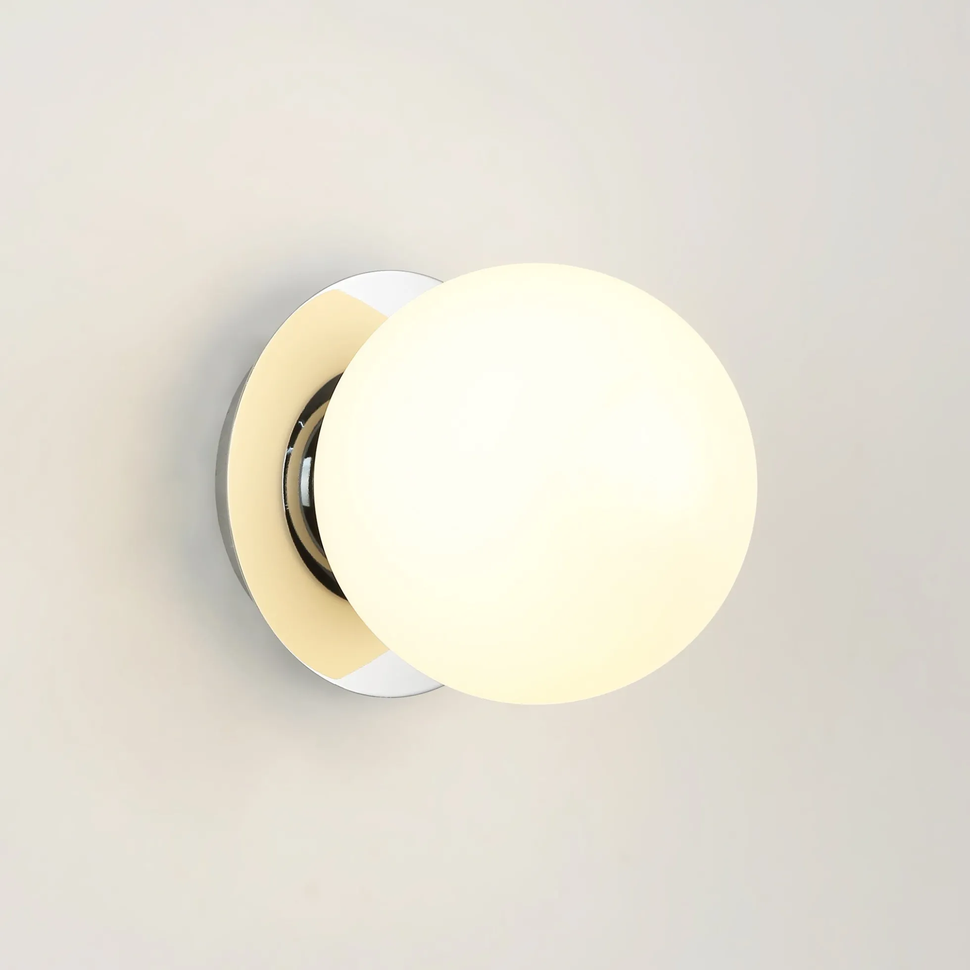 Aplique de pared bola cristal "ARCE" - E27 - Ø 15cm