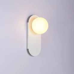 Aplique de pared bola cristal