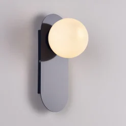 Aplique de pared bola cristal