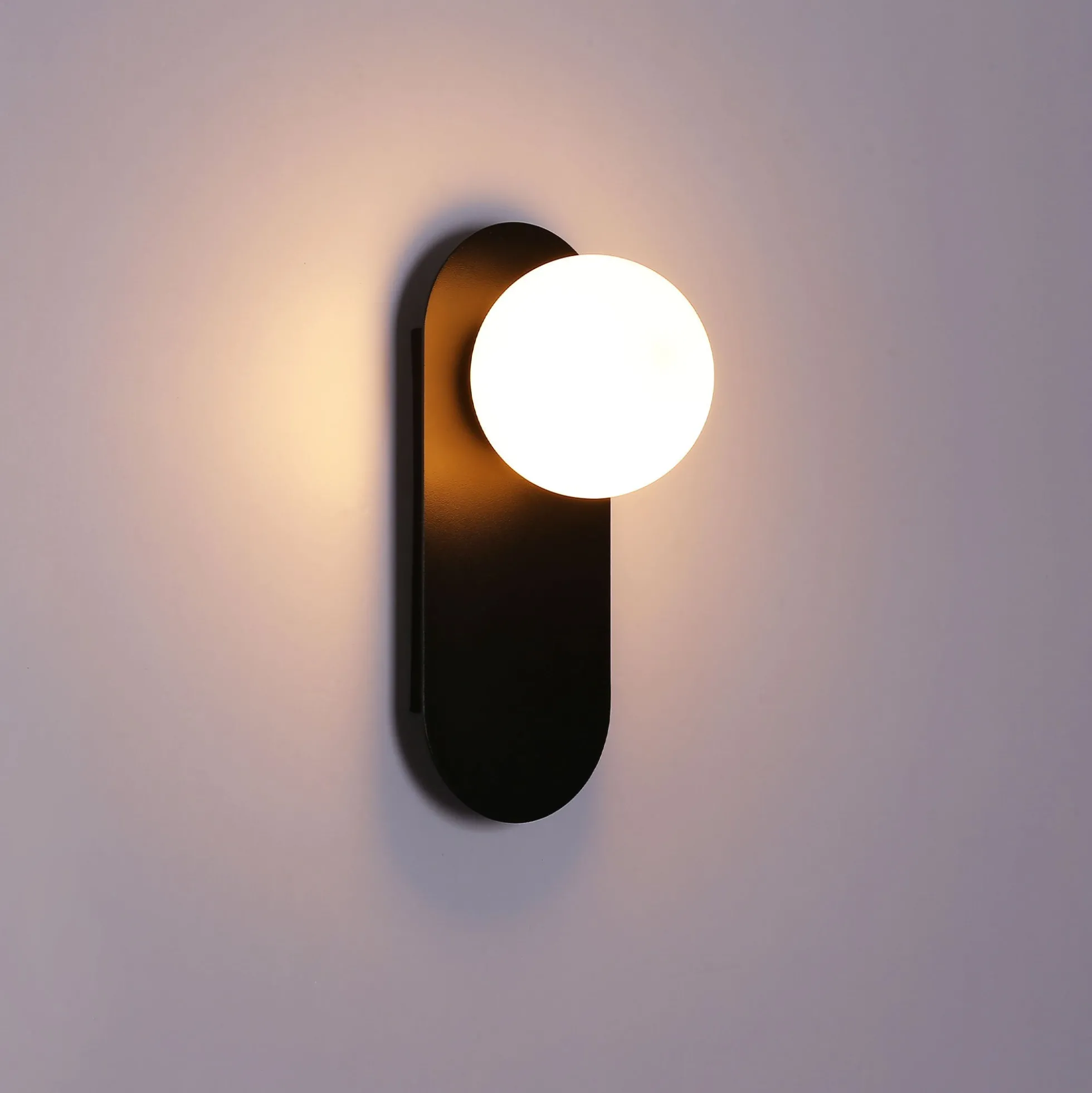 Aplique de pared bola cristal "Brian" - E27