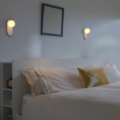 Aplique de pared bola cristal