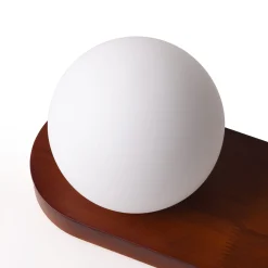 Aplique de pared bola cristal