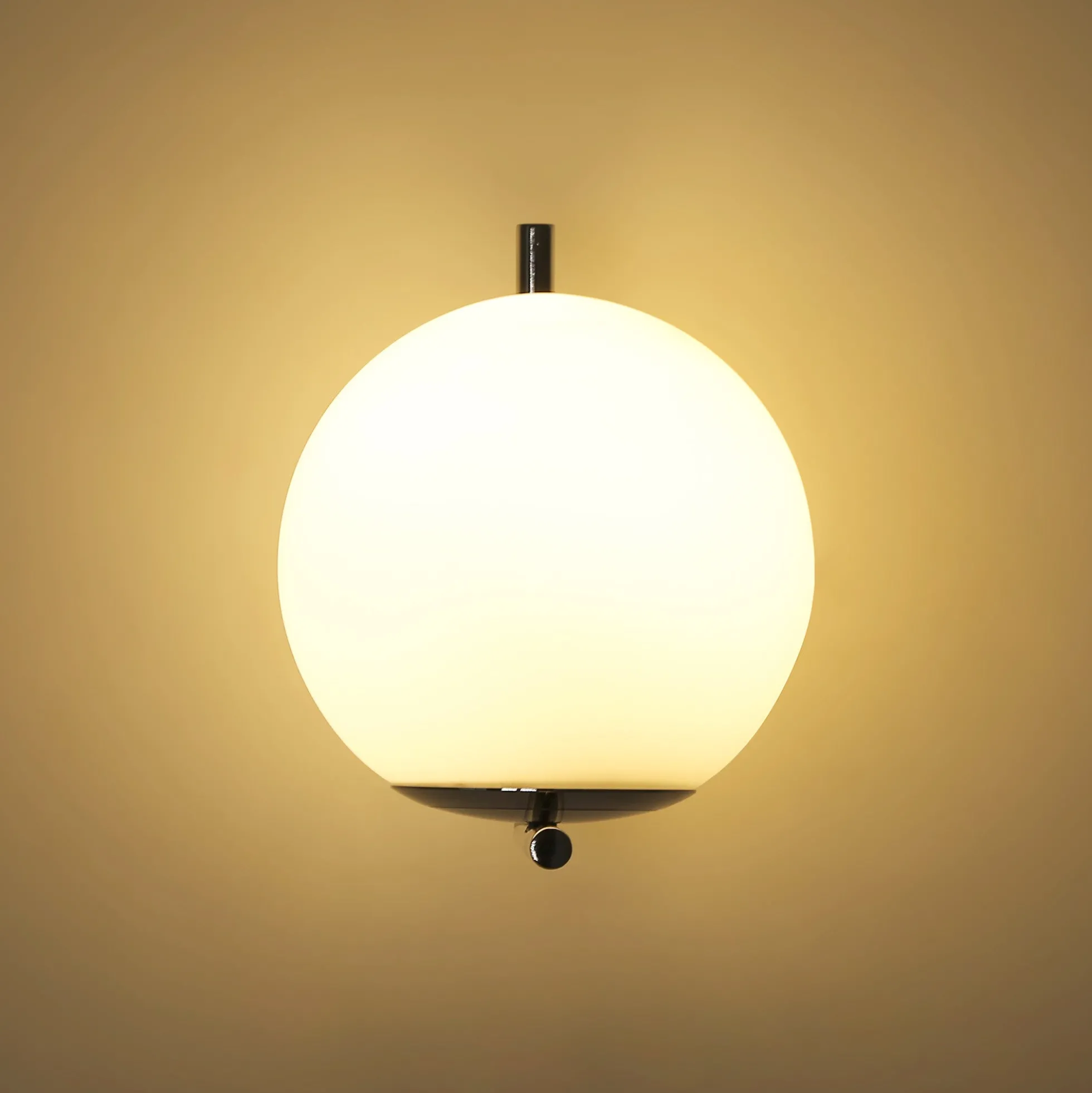 Aplique de pared bola cristal "ATOM" - E27 - Ø 15cm
