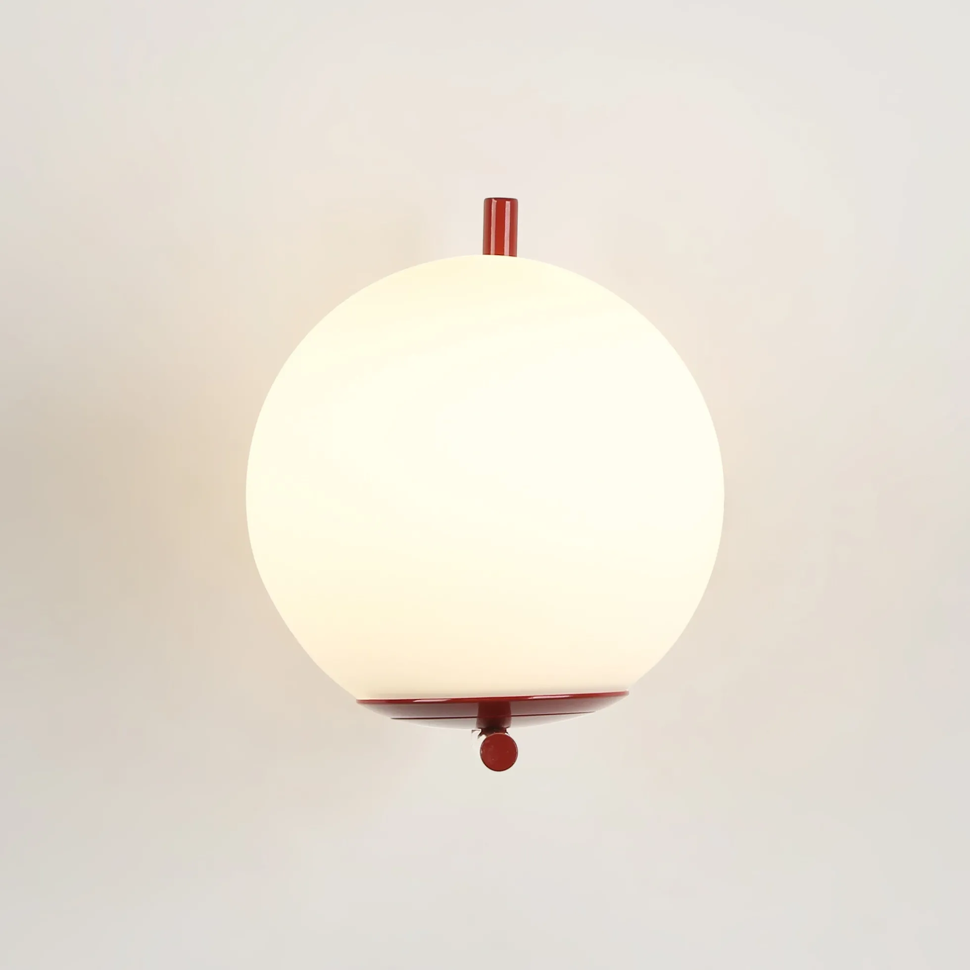 Aplique de pared bola cristal "ATOM" - E27 - Ø 15cm
