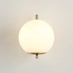 Aplique de pared bola cristal