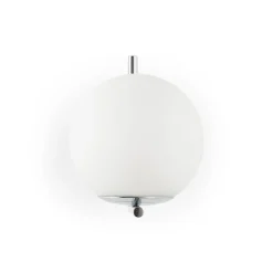 Aplique de pared bola cristal