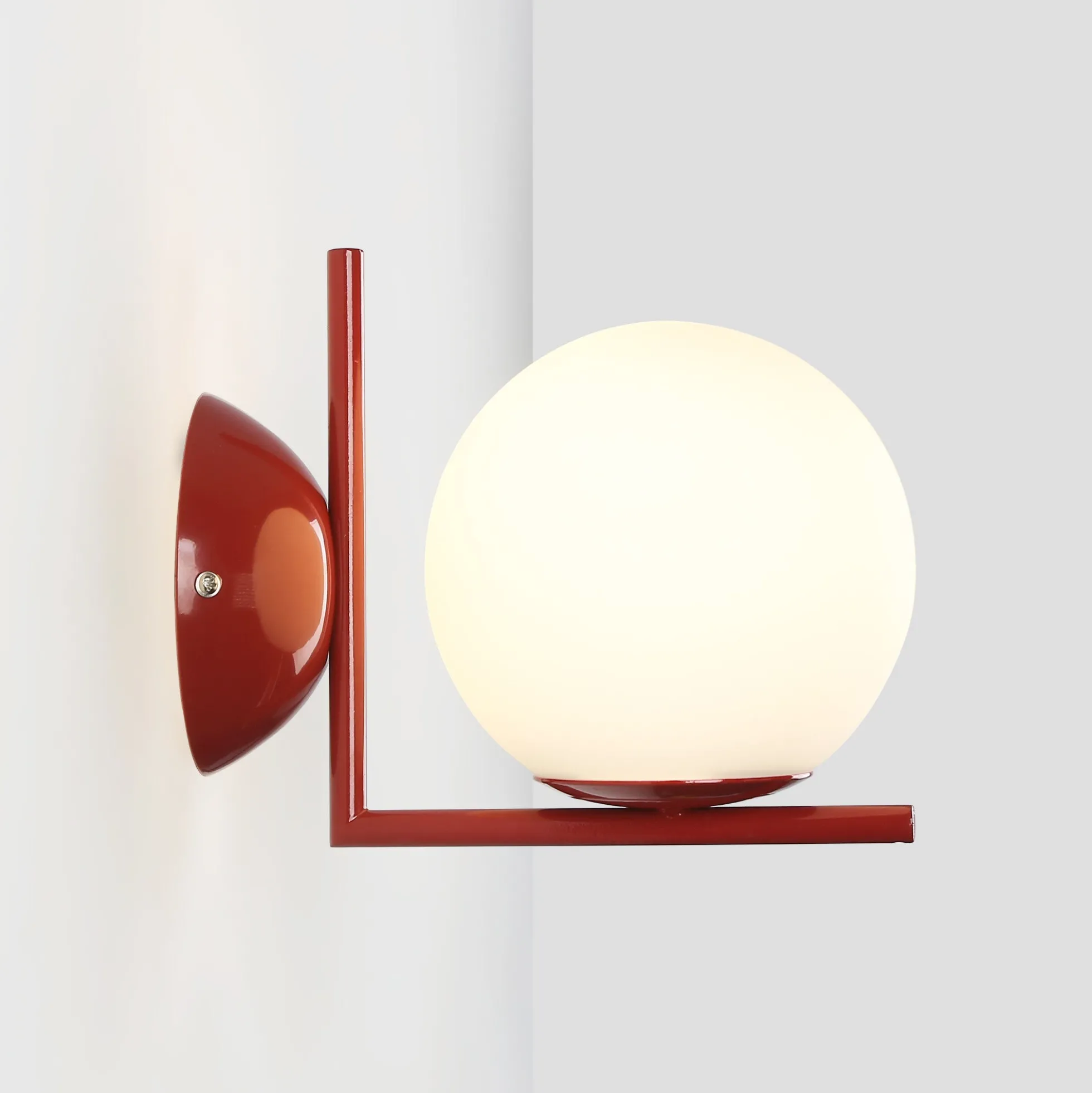 Aplique de pared bola cristal "ATOM" - E27 - Ø 15cm