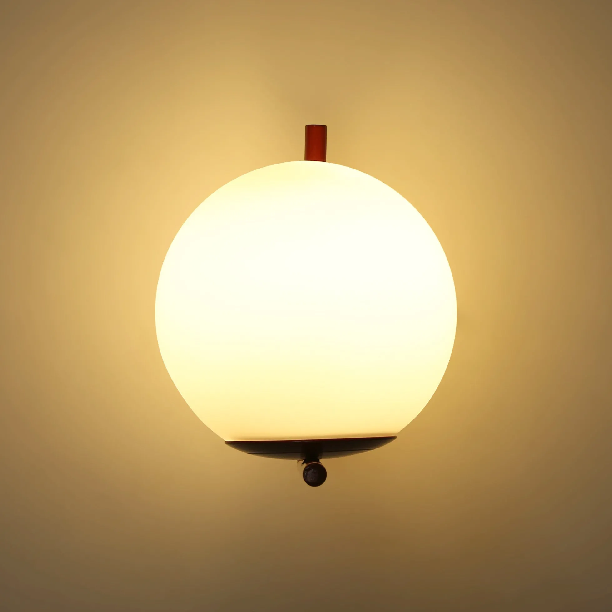 Aplique de pared bola cristal "ATOM" - E27 - Ø 15cm