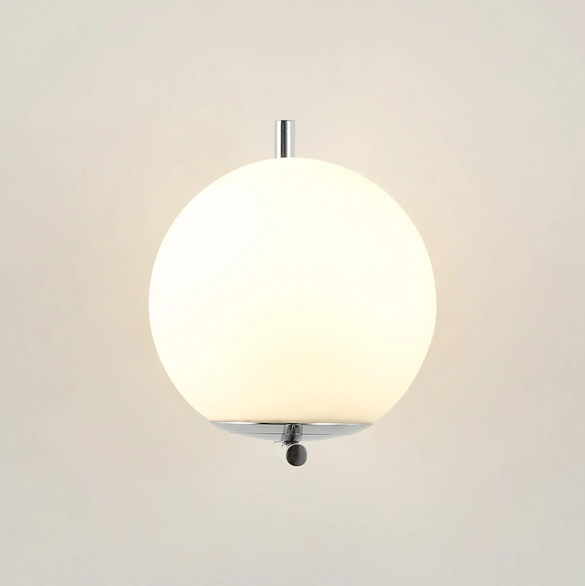 Aplique de pared bola cristal "ATOM" - E27 - Ø 15cm