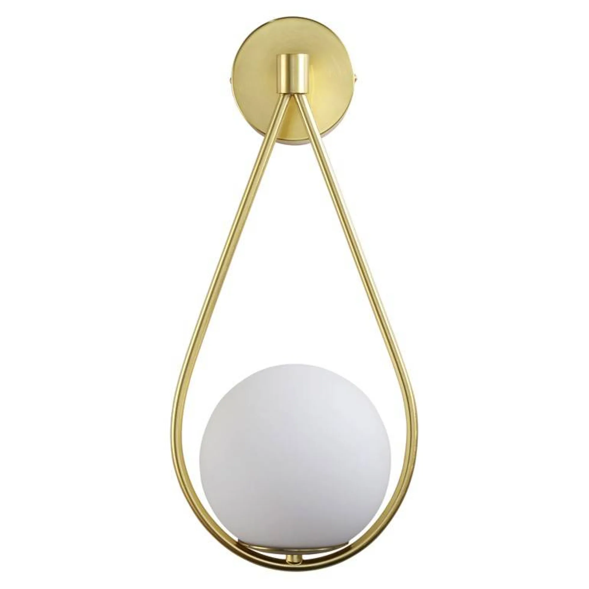 Aplique de pared bola cristal "Clara" - E14