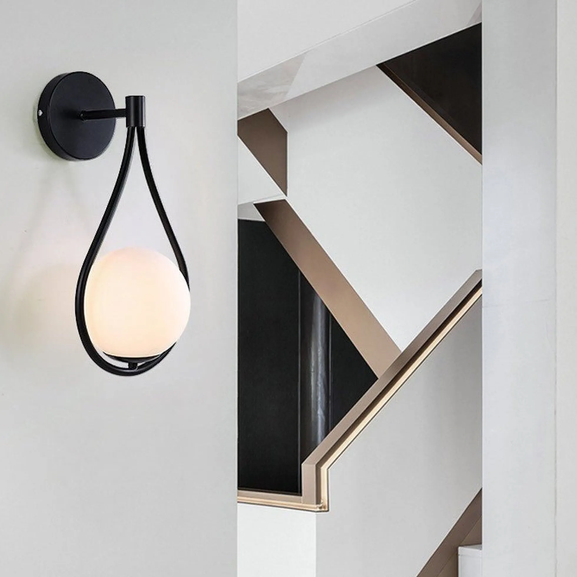 Aplique de pared bola cristal "Clara" - E14