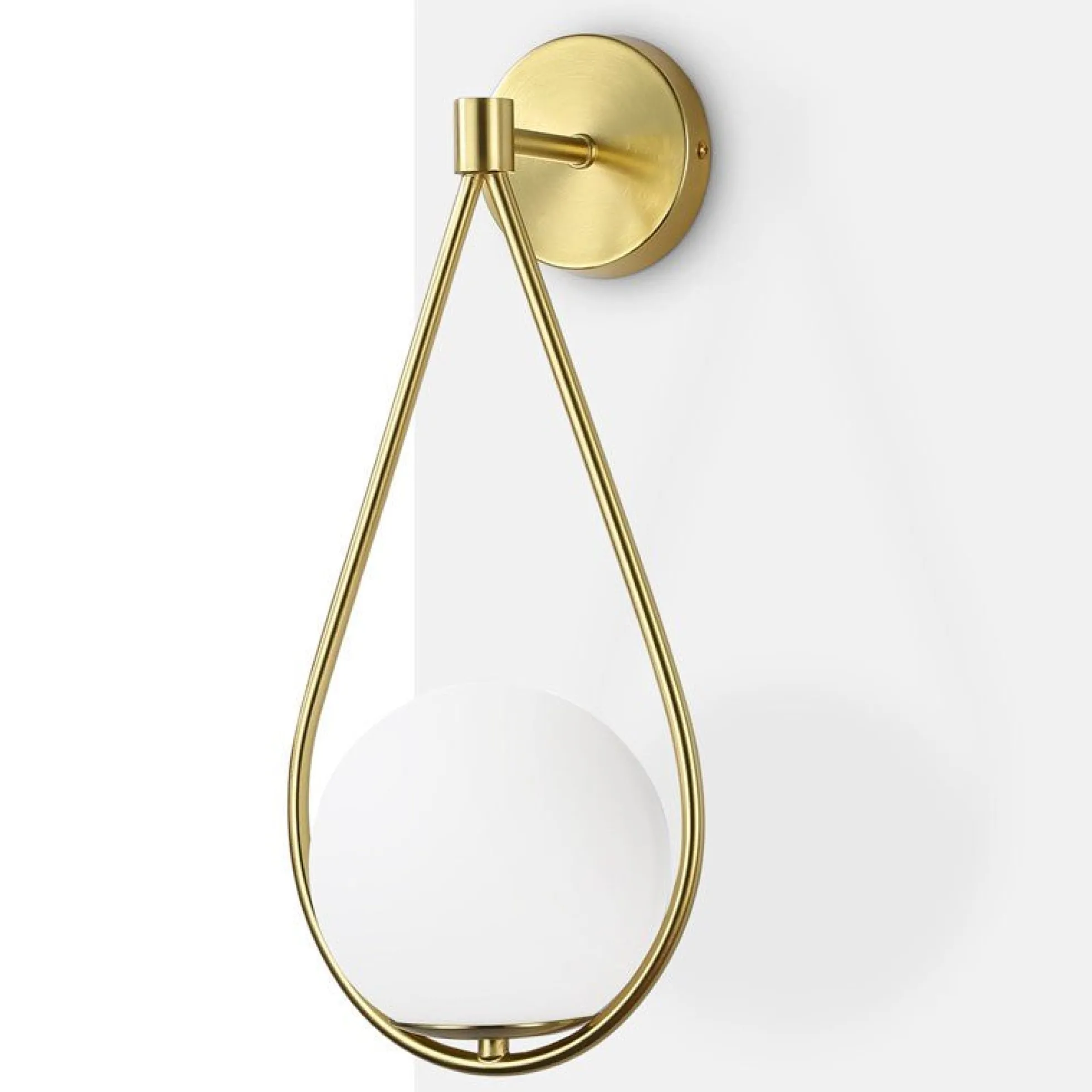 Aplique de pared bola cristal "Clara" - E14
