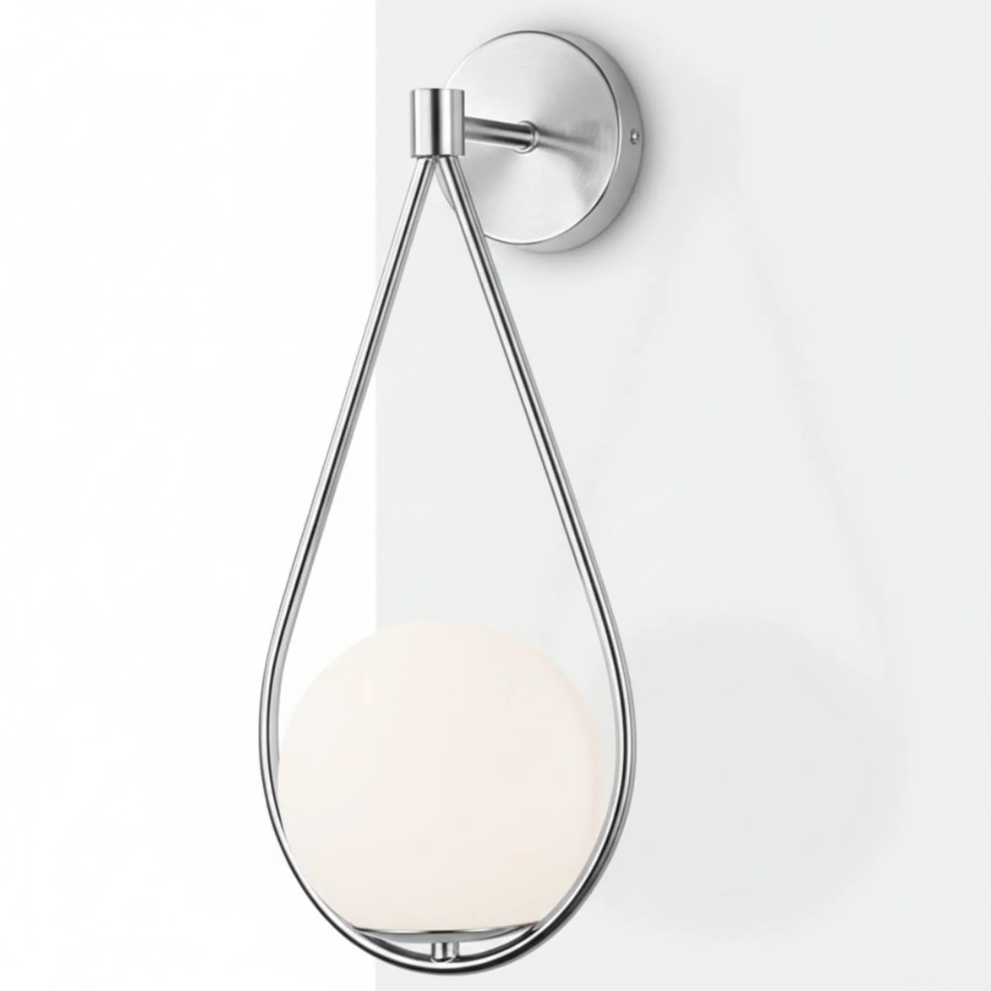 Aplique de pared bola cristal "Clara" - E14