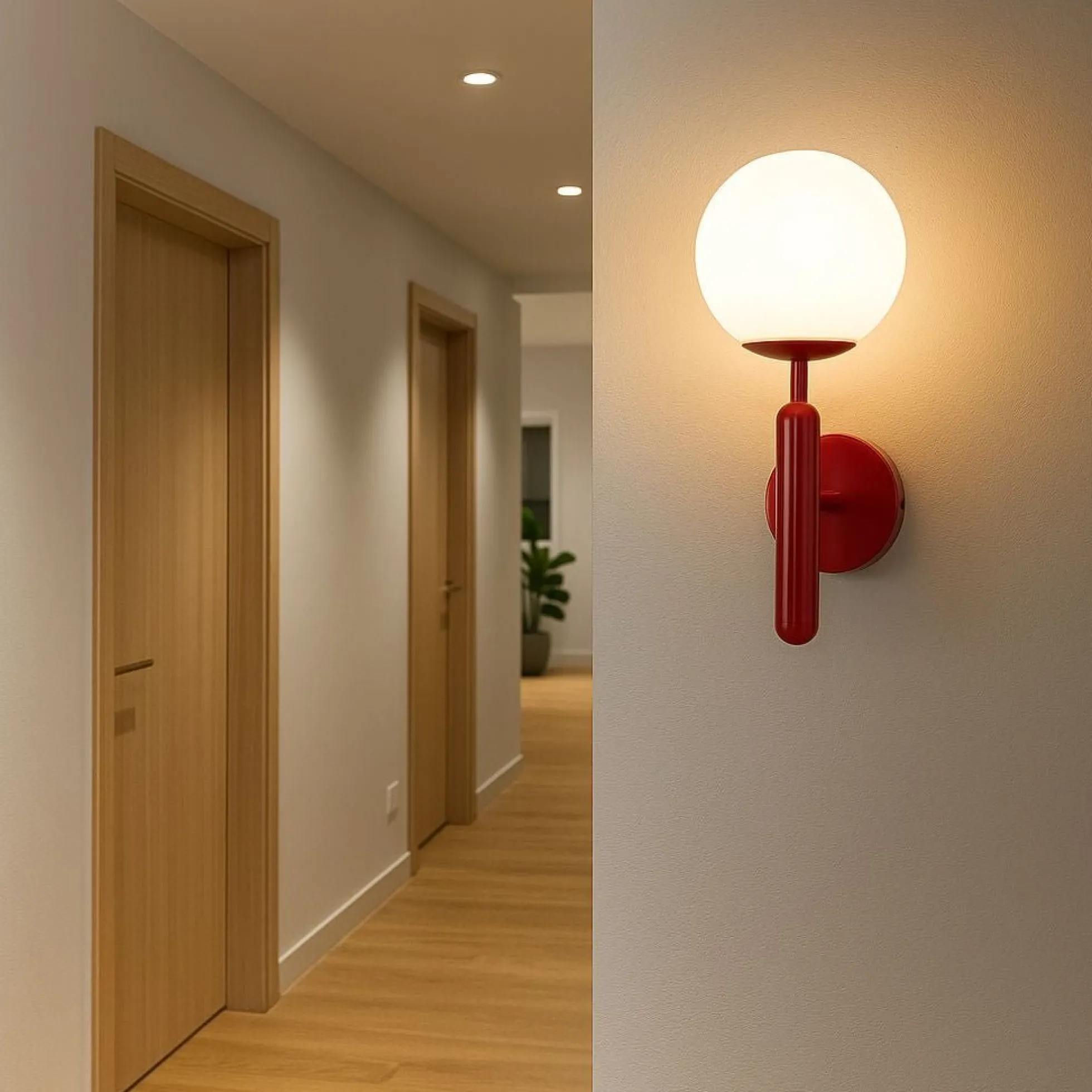 Aplique de pared bola cristal "Elsa" - E14